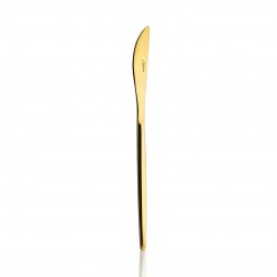Amore Titanyum Parlak Gold 12 Adet Tatlı Bıçağı