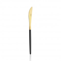 Amore Black Touch Titanyum Mat Gold 12 Adet Tatlı Bıçağı