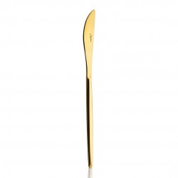 Amore Titanyum Parlak Gold 12 Adet Yemek Bıçağı